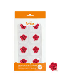 Sokeriruusut x8kpl punainen