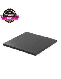 Kakkualusta 12mm neliö musta 35x35cm