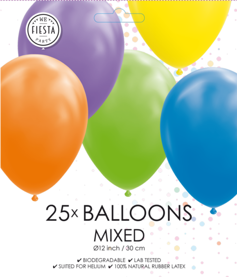 Ilmapallot värisekoitus 10kpl - Image 2