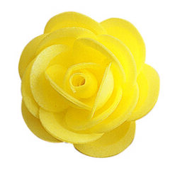 Keltaiset vohveliruusut x9kpl 4,5 cm