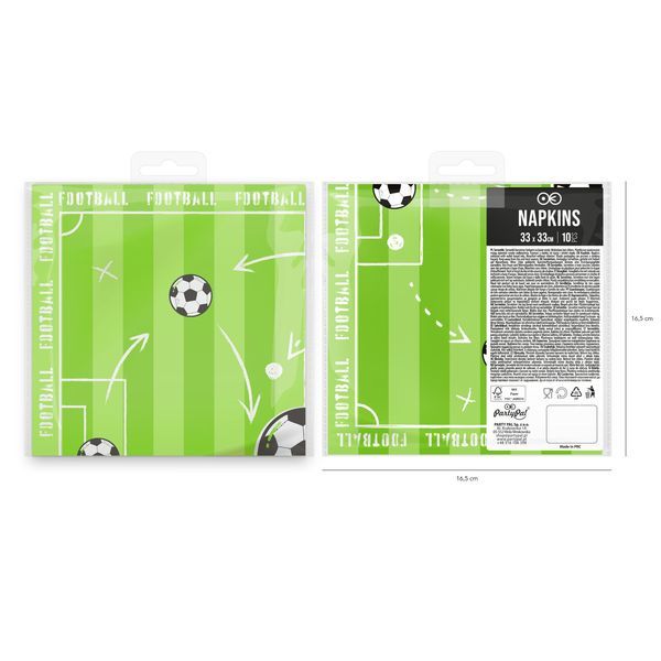 Jalkapallo-lautasliinat 10kpl - Image 2