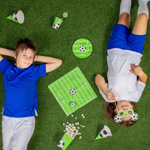 Jalkapallo-lautasliinat 10kpl - Image 4