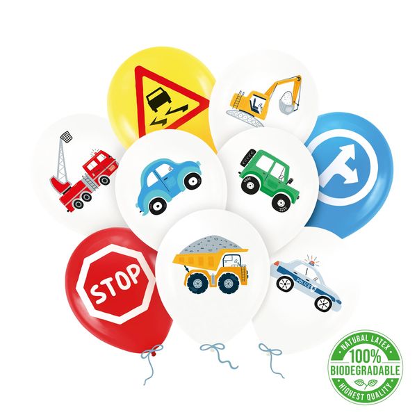 Ilmapallot Autot 9kpl