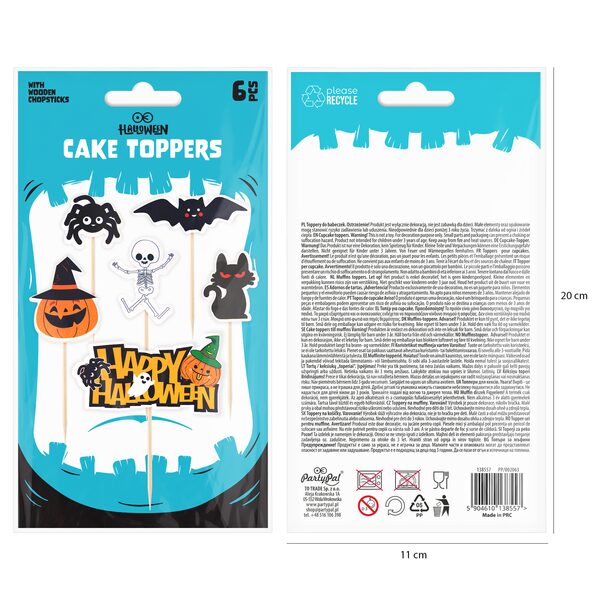 Koristetikut Happy Halloween 6kpl - Image 3