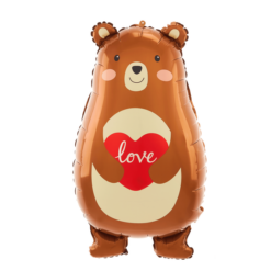 Love nalle -foliopallo 48x79cm