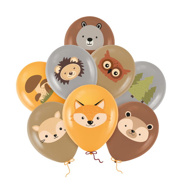 Ilmapallot, metsän ystävät 8kpl