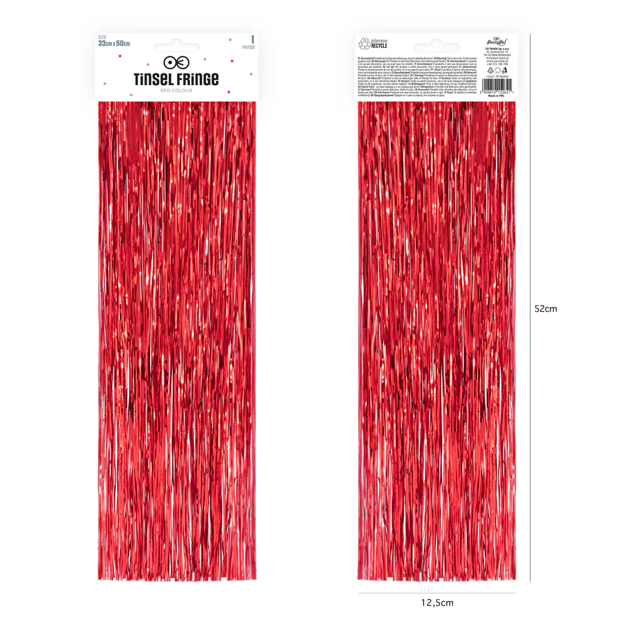 Joulukuusen koristenauha -punainen - Image 4