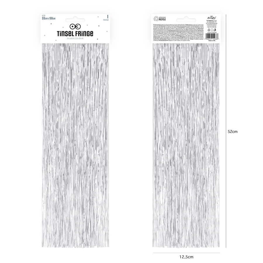 Joulukuusen koristenauha -hopea - Image 4