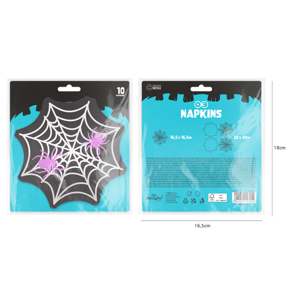 Spider`s web -lautasliinat 10kpl - Image 2