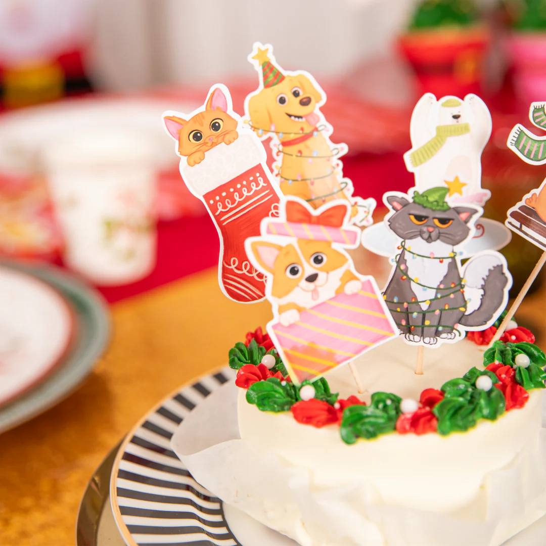 Jouluiset -koristetikut eläinlajitelma - Image 3