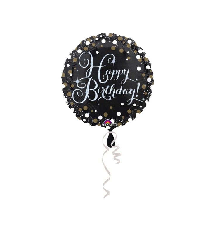 Happy birthday-foliopallo 45cm - Image 2