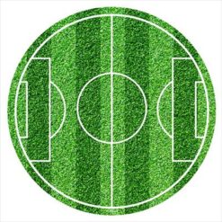 Jalkapallokenttä-kakkukuva 20 cm