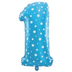 Puhallettava foliopallo nro 1 tähdet 40cm