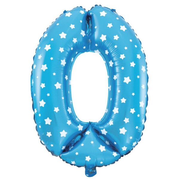 Puhallettava foliopallo nro 0 tähdet 40cm