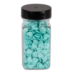 Sweet Sprinkles 'sydämet turkoosi' 50 g