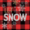 Let it snow -lautasliinat