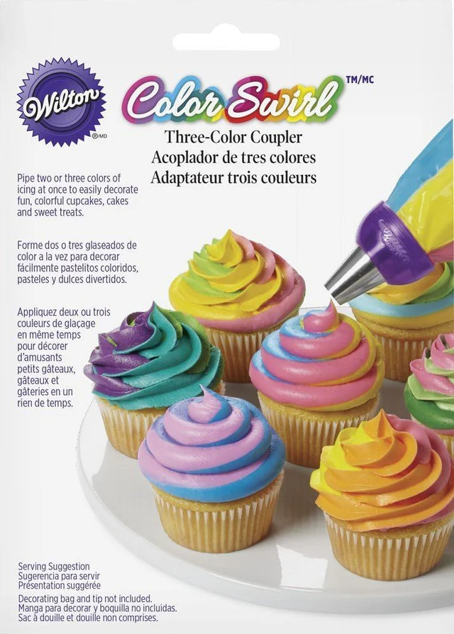 Wiltonin liitin kolme väriä