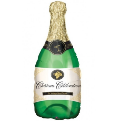 Muotofoliopallo Champagne bottle 49 x 104cm