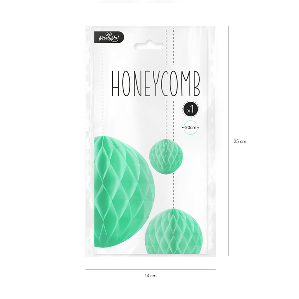 Honeycomb turkoosi, 20cm - Image 3