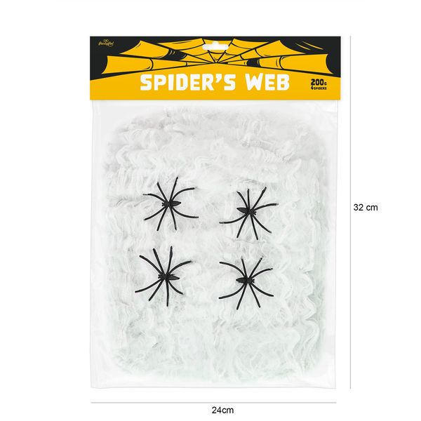 Hämähäkinverkko Valkoinen 200g - Image 2