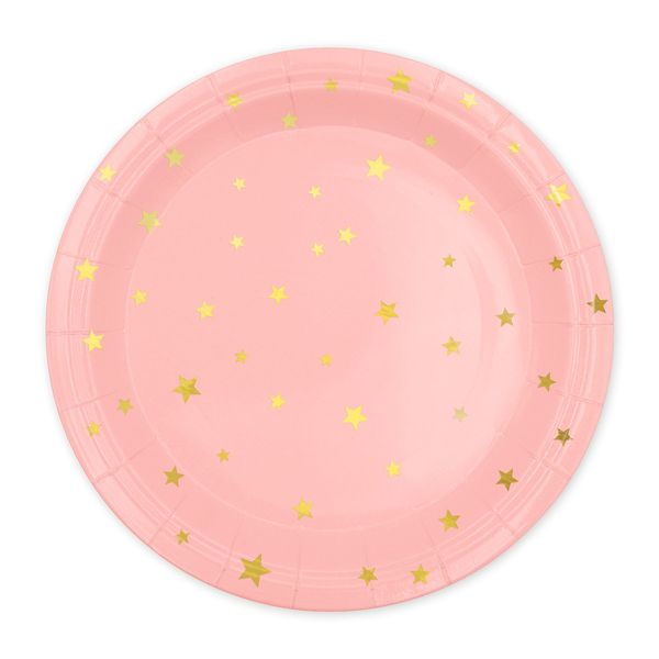 Lautaset roosatähti 6kpl