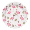 Flamingo-lautaset ø 23 cm 10 kpl