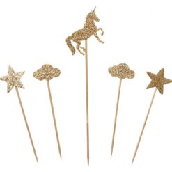 Koristetikut yksisarvinen 5kpl