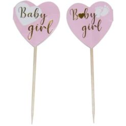 Baby girl-cocktailtikut 10kpl