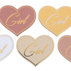 Girl-puukoristeet 10kpl