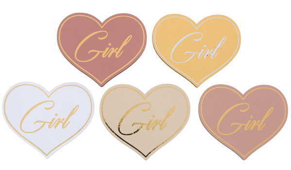 Girl-puukoristeet 10kpl