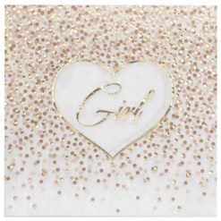 Girl-lautasliinat 20kpl 33 x 33 cm