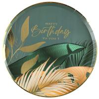 Birthday jungle-lautaset 10kpl