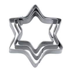 Tähti muotit-setti 3,4,5cm