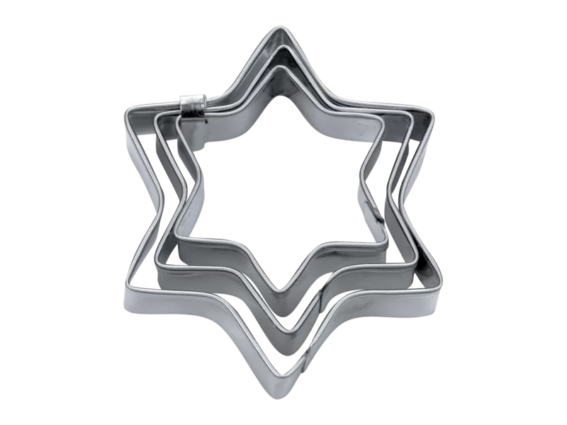 Tähti muotit-setti 3,4,5cm