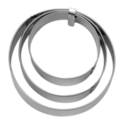 Pyöreät muotit-setti 3,4,5cm