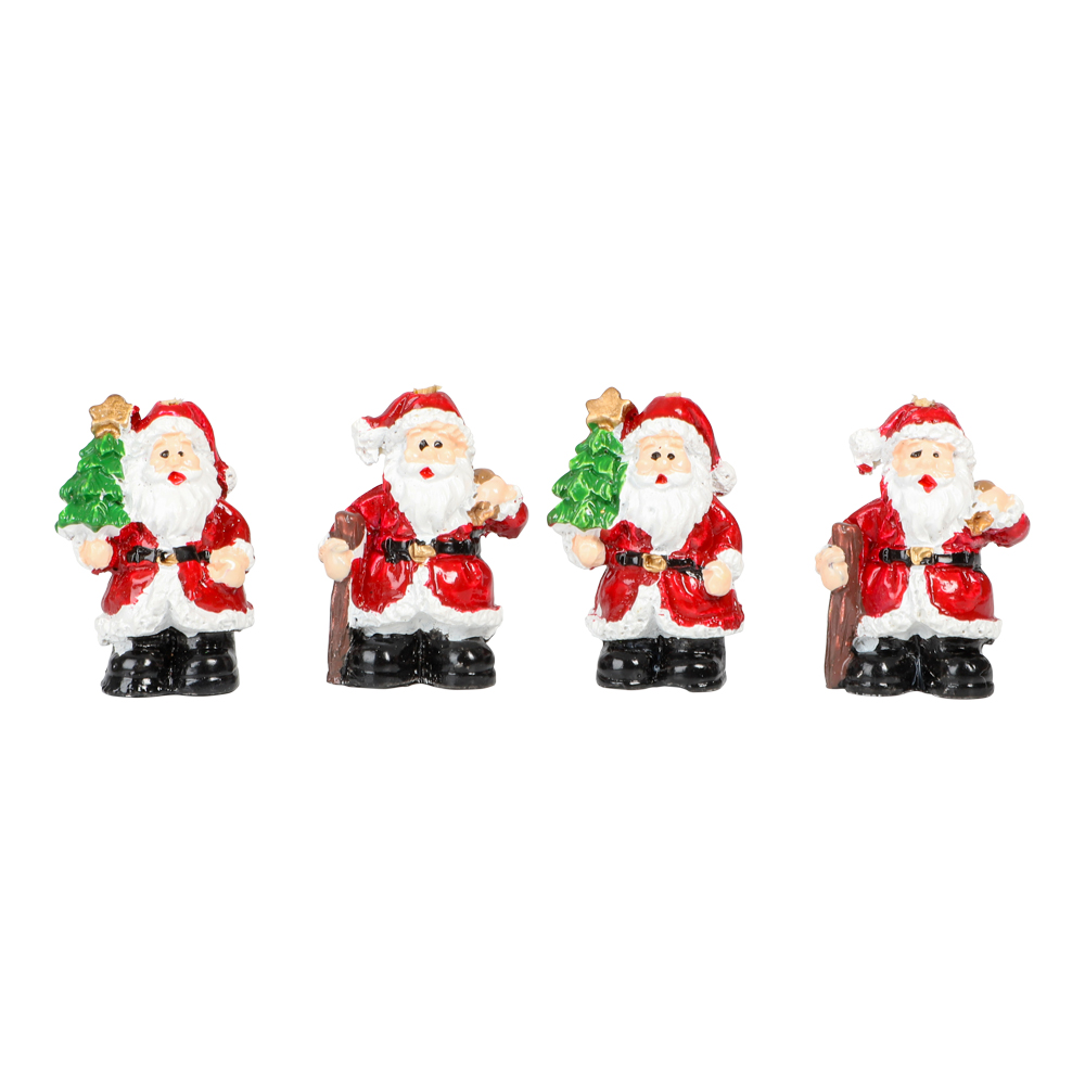 Mini joulupukit 4kpl