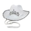 Cowboy -hattu valkoinen
