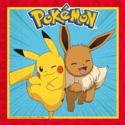 Pokemon-lautasliinat 20kpl