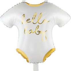 Body 'hello baby'-muotofoliopallo