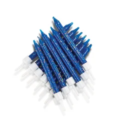 Kakkukynttilät glitter tummansininen