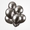 Ilmapallot kromi harmaa 10kpl