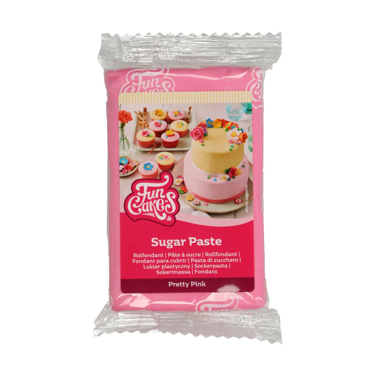 Sokerimassa Pink 250g