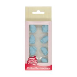 Sokerikoriste FunCakes baby feet blue 16kpl