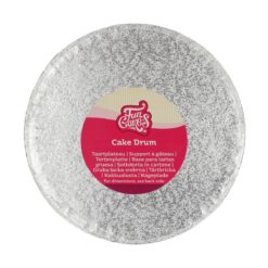 Kakkualusta FunC akes 12mm paksu hopea 20cm