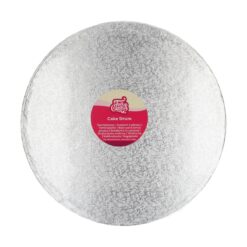 Kakkualusta FunCakes 12mm paksu  hopea 35,5cm