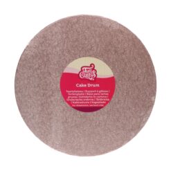 Kakkualusta FunCakes 12mm paksu ruusukulta 25cm