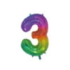Foliopallo nro 3 76cm rainbow