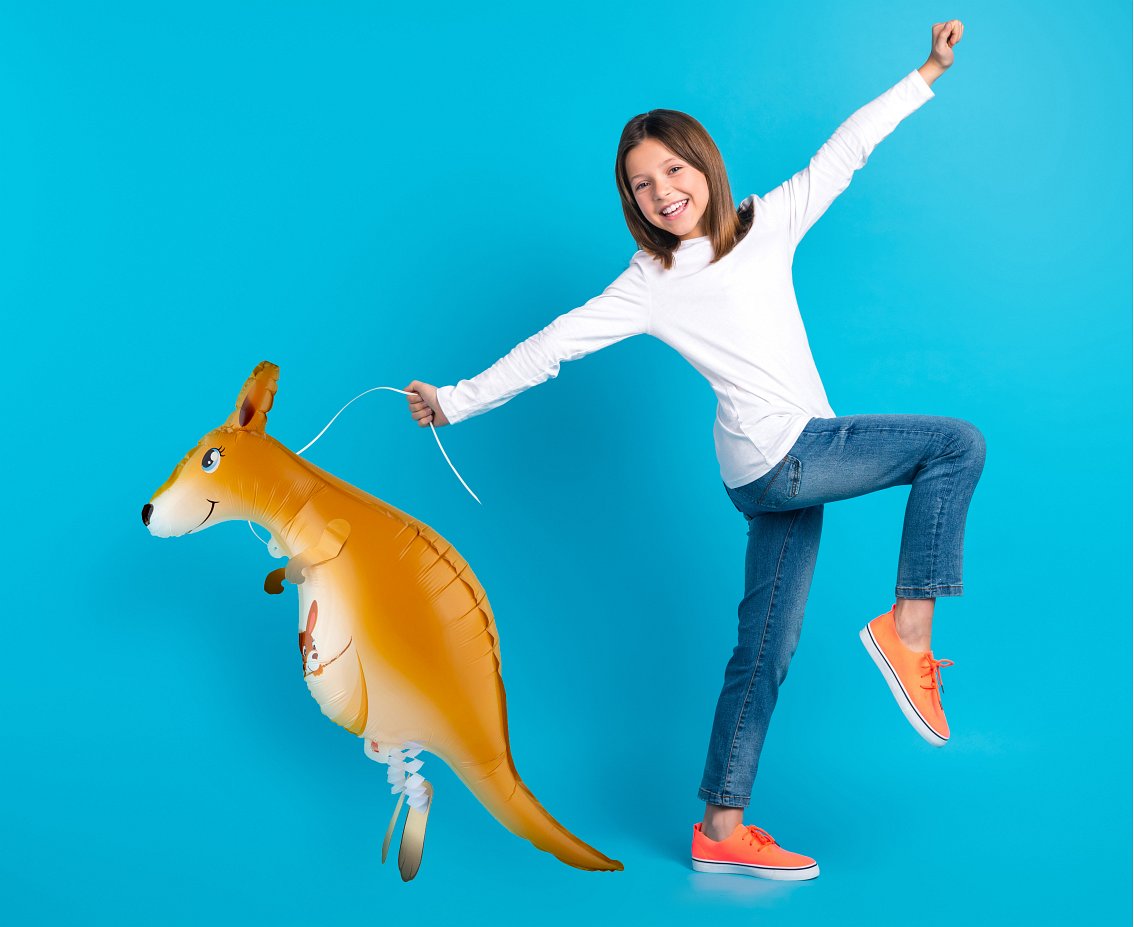 Muotofoliopallo Kenguru -kävelevä 72x82cm - Image 2