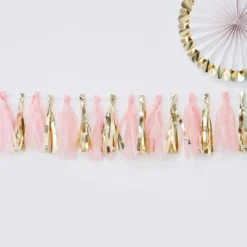 Viirinauha tupsuilla v.punainen/ kulta