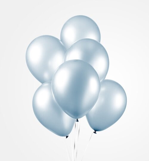 Ilmapallot helmi vaaleansininen 10kpl